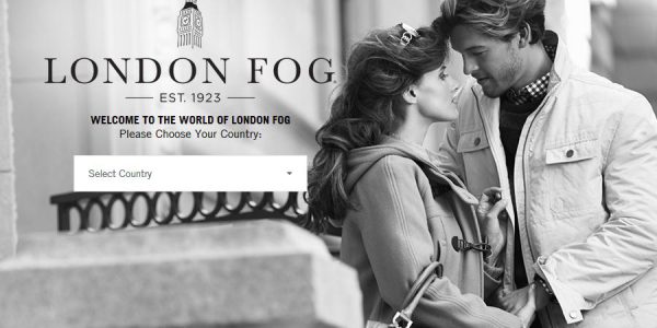 伦敦雾风衣海报